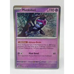 Munkidori 095/167 S & V Twilight Masquerade Pokemon TCG Holo Mint‎ Unplayed
